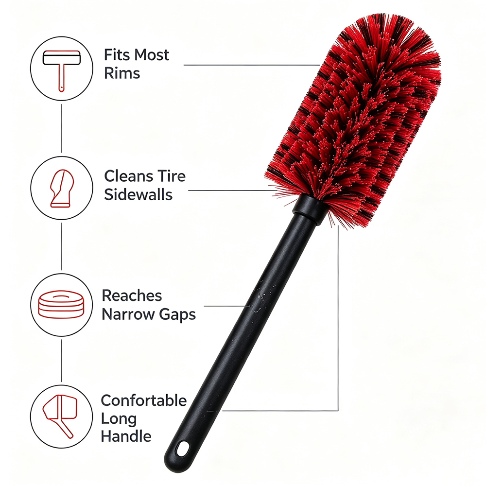 Car Alloy Wheel Cleaning Brush - Wheel Cleaner Alloy recension och pris