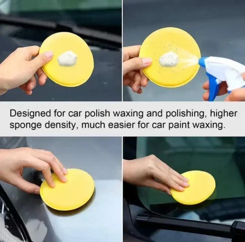 6PCS Car Care Foam Wax Applica - Wax Applicator Pad recension och pris
