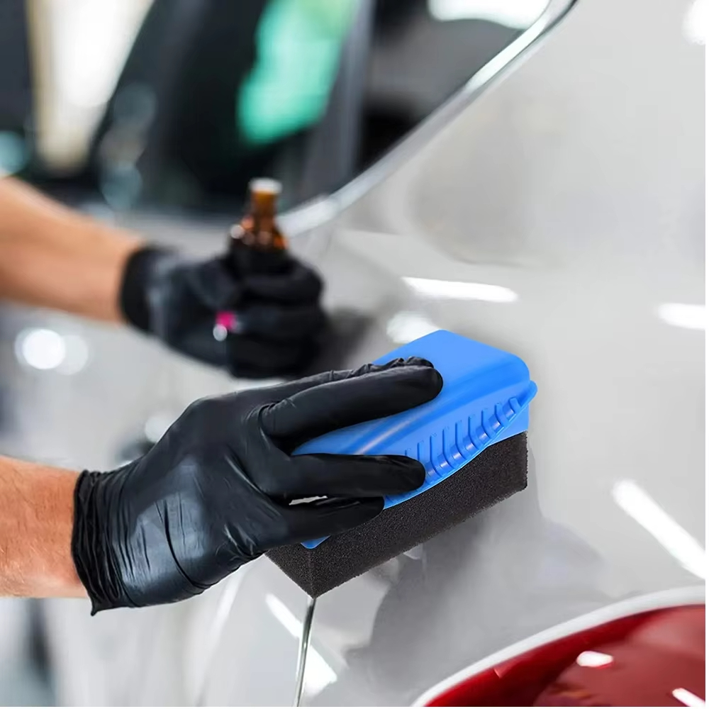 Car Wheel Sponge Brushes (w/ o - Wax Applicator Pad recension och pris