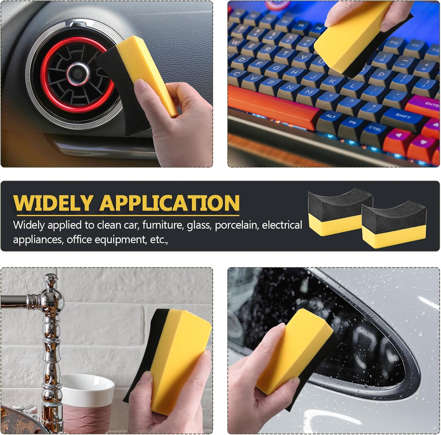 Auto Cleaning Sponge Brush Wax - Wax Applicator Pad recension och pris