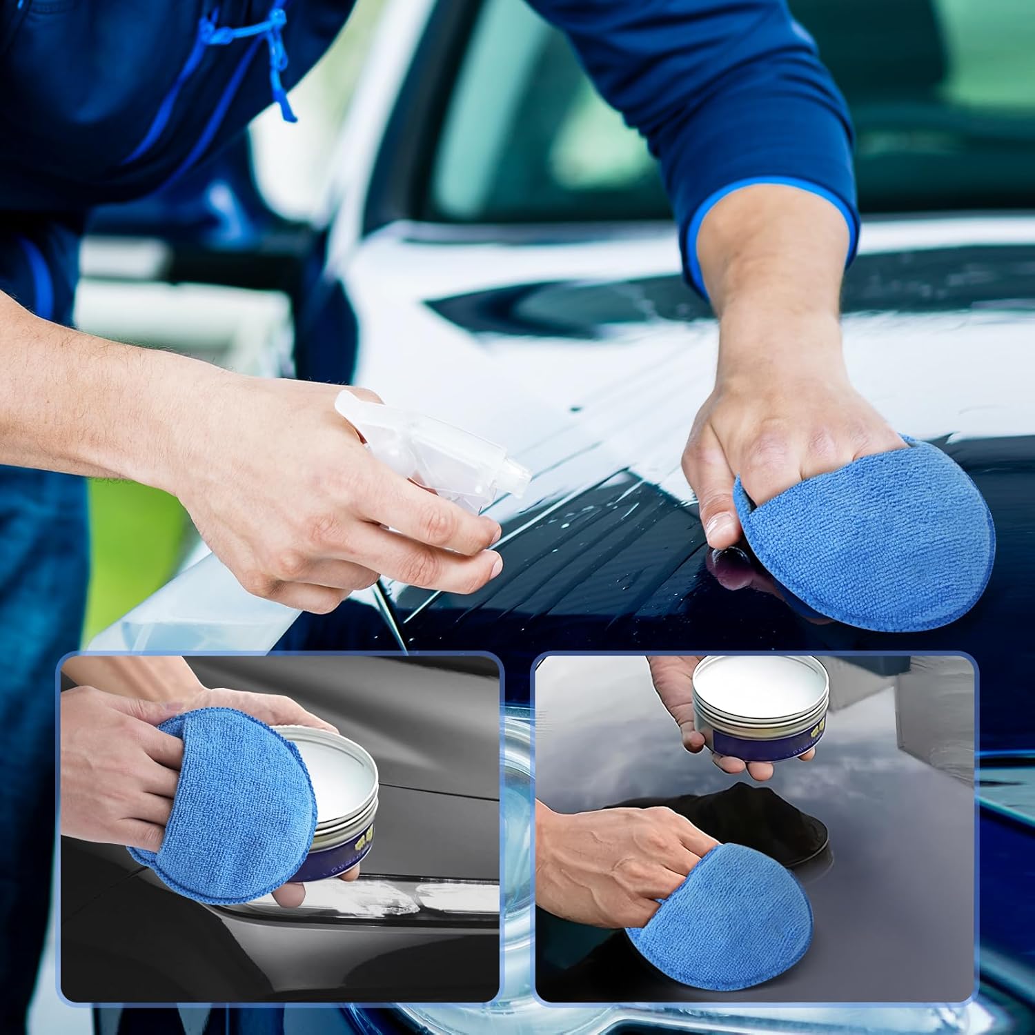 Auto Cleaning Sponge Brush Wax - Wax Applicator Pad recension och pris