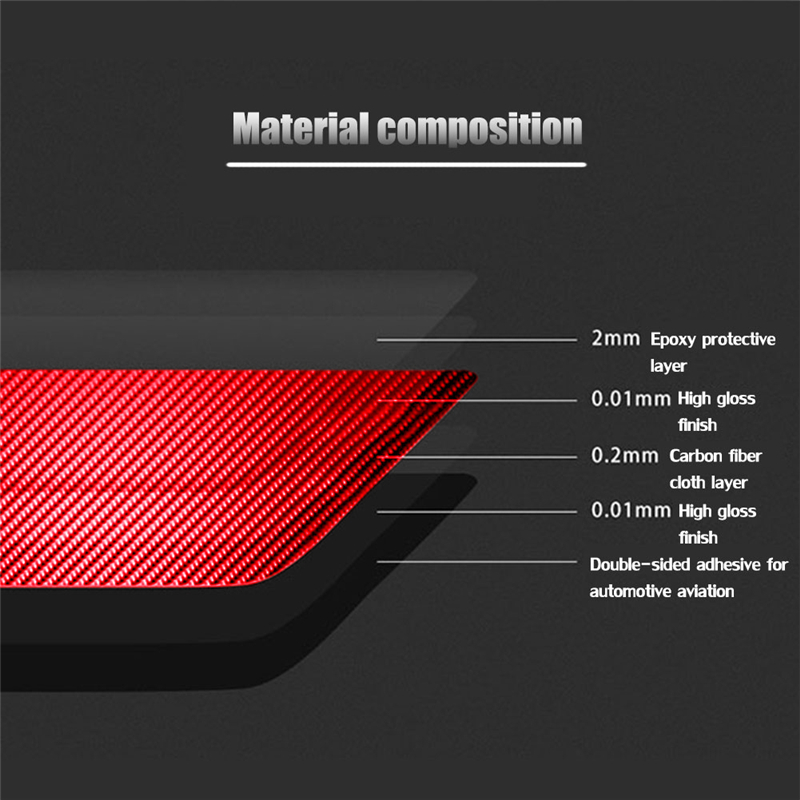 1set Various Parts Red Carbon  - Interior Detailing Kit recension och pris