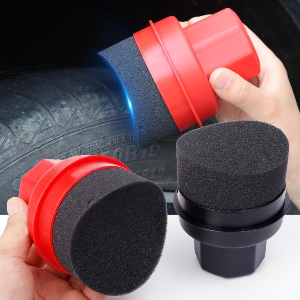 Curved Tire Polishing Sponge w - Wax Applicator Pad recension och pris