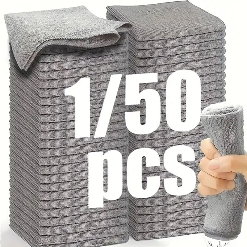 1/50pcs Microfiber Cleaning Cl - Microfiber Towel Detailing recension och pris