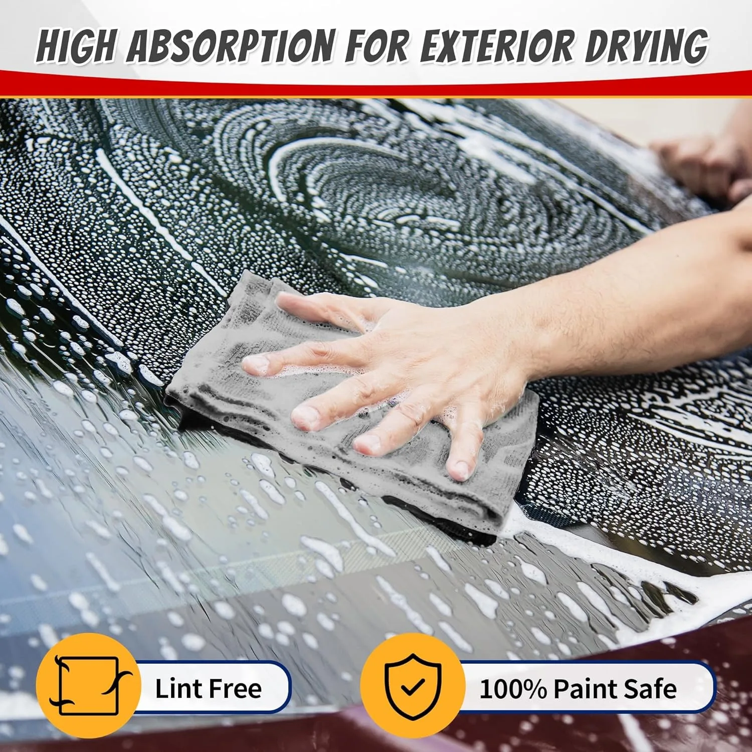 1/50pcs Microfiber Cleaning Cl - Microfiber Towel Detailing recension och pris
